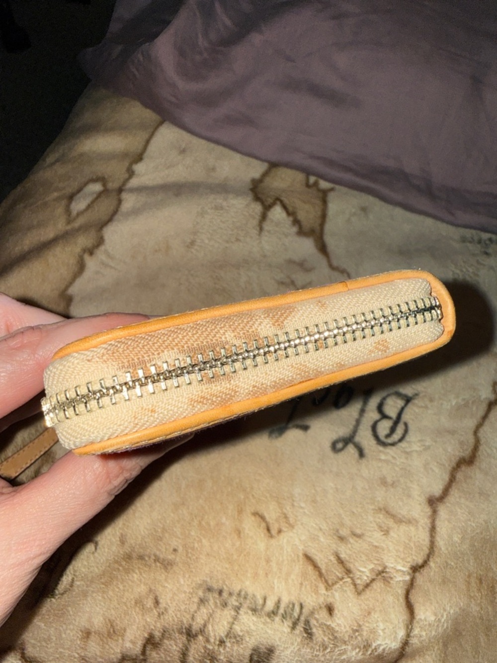 π€COACH VINTAGE PURPLE DEMPSEY 10th ANNIVERSARY WALLETπ€ - Picture 5 of 10